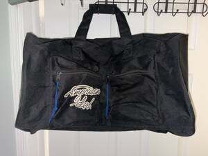 Vintage American Idol Promotional Canvas Duffle Bag Black Travel Tote